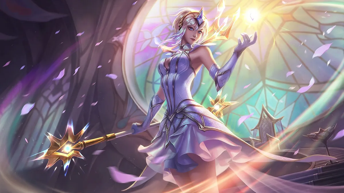 A skin definitiva do elementalist lux permite que você escolha um caminho